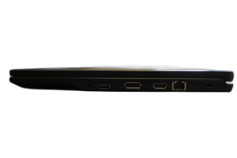 Druhá strana portů notebooku Fujitsu Lifebook